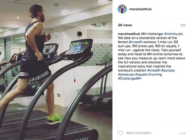 Test yourself MH�s hump day Mini Murph challenge