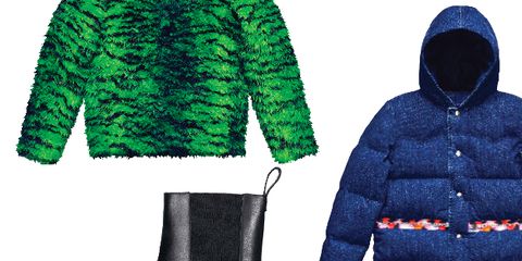 Blue, Green, Sleeve, Textile, Outerwear, Pattern, Boot, Jacket, Winter, Fashion, 