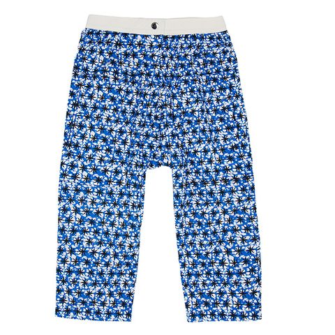 Blue, Electric blue, Active pants, Azure, Cobalt blue, Pajamas, Pocket, Tights, Pattern, 