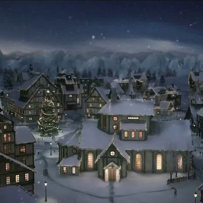 Winter, Atmosphere, Neighbourhood, Roof, Town, Residential area, Facade, Home, Landmark, House, 