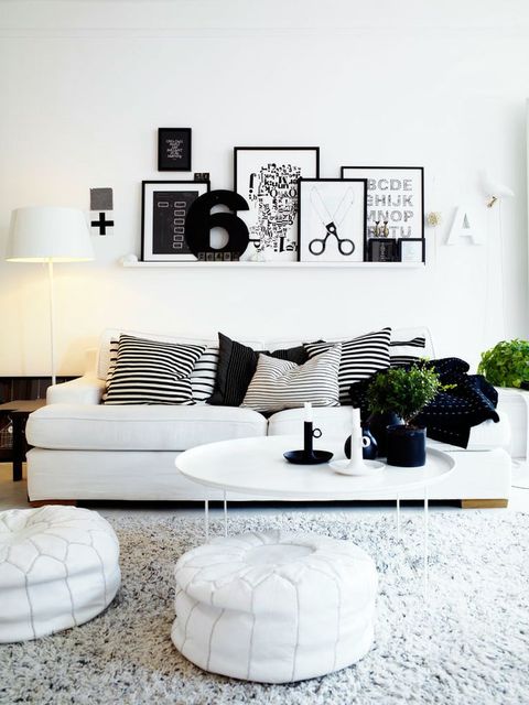 Room, Interior design, White, Wall, Living room, Furniture, Floor, Home, Interior design, Black, 