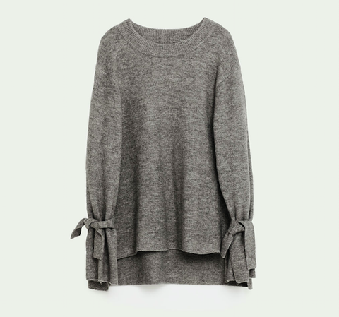 Product, Sleeve, Textile, Outerwear, White, Sweater, Black, Pattern, Woolen, Grey, 