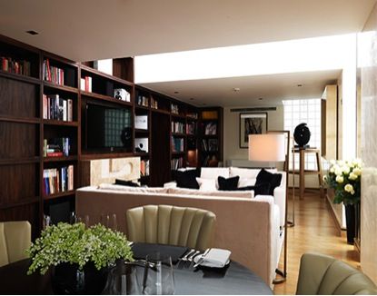 Room, Interior design, Shelf, Property, Furniture, Bookcase, Shelving, Floor, Wall, Interior design, 