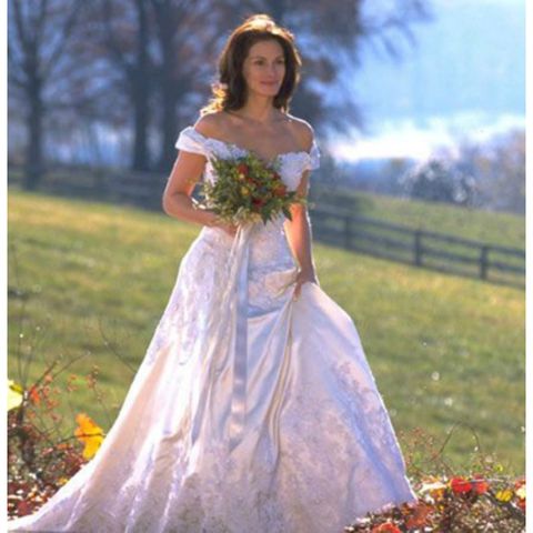 Clothing, Dress, Petal, Shoulder, Photograph, Bridal clothing, Gown, Formal wear, Bride, Wedding dress, 