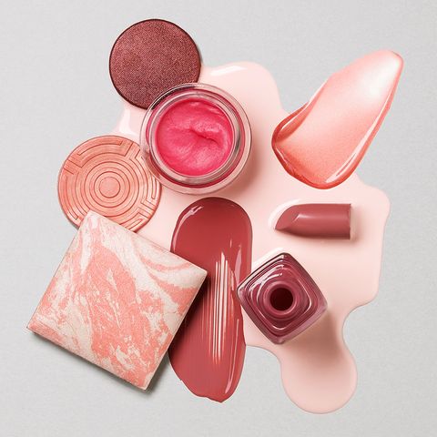 Pink, Skin, Lip, Peach, Material property, Lip gloss, Cosmetics, Lipstick, Nail, 