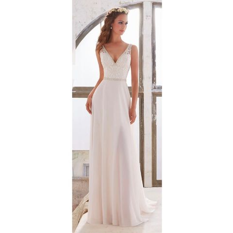 Gown, Clothing, Dress, Wedding dress, Shoulder, Bridal party dress, A-line, Bridal clothing, Bridal accessory, Ivory, 