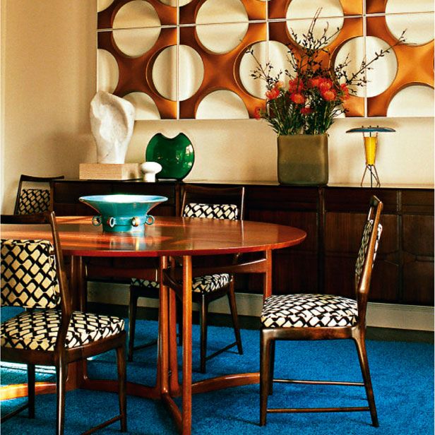 Modern Retro Dining Room, 50s Dining Table And Chairs