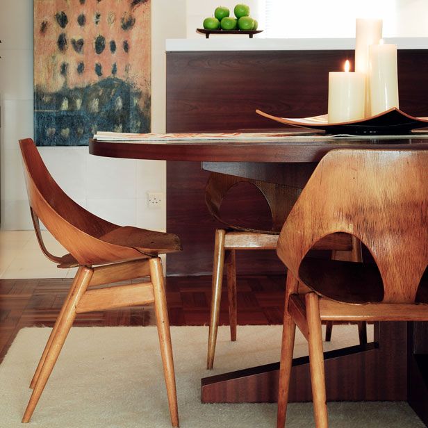 modern retro dining chairs