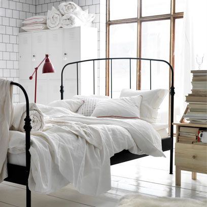 All White Bedrooms Bedroom Colour, High Off The Floor Bed Frames