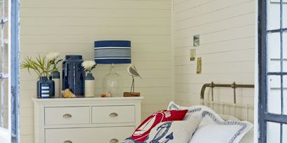 Blue, Room, Bedding, Textile, Interior design, Chest of drawers, Home, Wall, Linens, Furniture, 