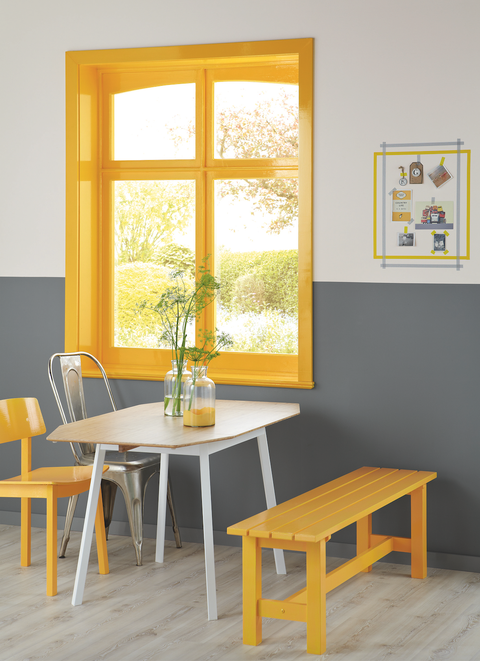 Wood, Yellow, Room, Furniture, Glass, Table, Hardwood, Interior design, Floor, Flooring, 