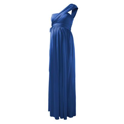 Blue, Dress, Standing, One-piece garment, Formal wear, Electric blue, Aqua, Teal, Cobalt blue, Azure, 