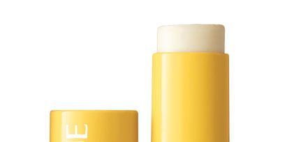 Product, Yellow, Tan, Beige, Cylinder, Label, Peach, Skin care, Cosmetics, Personal care, 