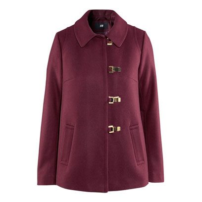 Product, Collar, Sleeve, Textile, Magenta, Coat, Outerwear, Red, Purple, Maroon, 