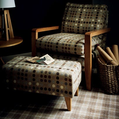 Furniture, Chair, Room, Interior design, Couch, Table, Textile, Wood, Pattern, Floor, 