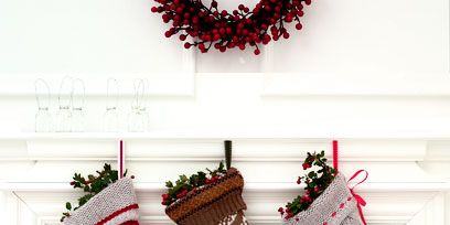 Red, Boot, Christmas stocking, Wreath, Carmine, Christmas decoration, Pattern, Maroon, Still life photography, Coquelicot, 
