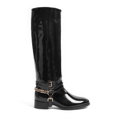 Black Leather Riding Boots | Winter Footwear