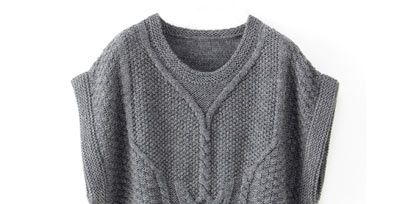 Product, Sweater, Sleeve, Textile, Outerwear, Wool, Pattern, Woolen, Grey, Cardigan, 