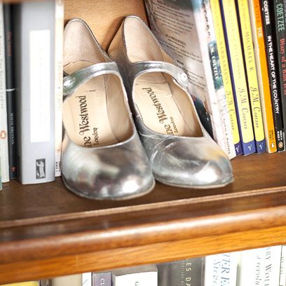 Footwear, Shoe, Shelving, Wood stain, Tan, Publication, Collection, Shelf, Beige, Varnish, 