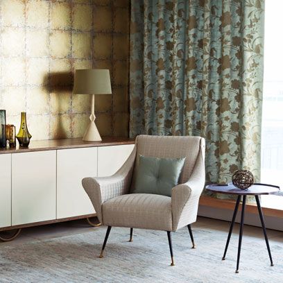Grey upholstered armchair ideas | Decorating Ideas | Interiors