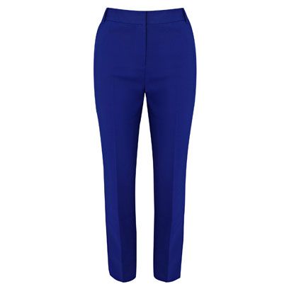 Clothing, Blue, Trousers, Denim, Standing, Joint, Human leg, Pocket, Electric blue, Waist, 