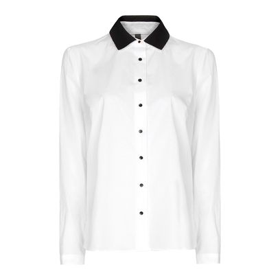 Clothing, Dress shirt, Product, Collar, Sleeve, White, Formal wear, Fashion, Button, Blazer, 