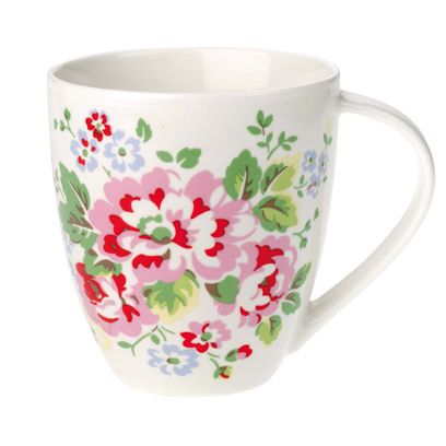 Cup, Serveware, Drinkware, Dishware, Green, Pink, Porcelain, Ceramic, Pattern, Pottery, 