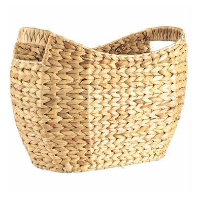 White, Wicker, Home accessories, Beige, Storage basket, Natural material, Wedge, Basket, 