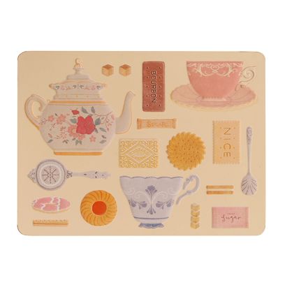 Serveware, Dishware, Pink, Peach, Drinkware, Cup, Pottery, Illustration, Paper product, Paper, 