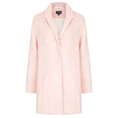 pink boyfriend coat