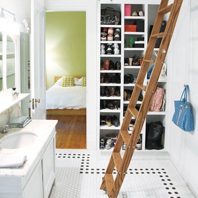 Decorating With Ladders Storage Ideas