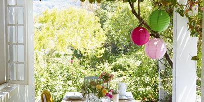 Petal, Chair, Home, Hardwood, Peach, Outdoor furniture, Garden, Flowerpot, Balloon, Daylighting, 