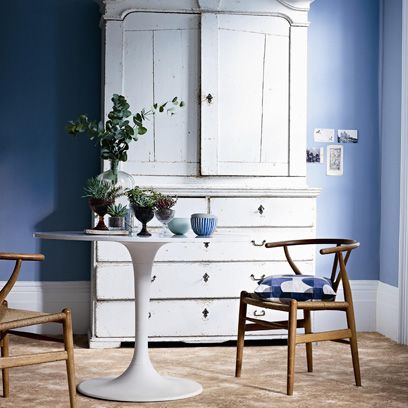 Blue, Room, Furniture, Interior design, Wall, Floor, Flowerpot, Fixture, Turquoise, Teal, 