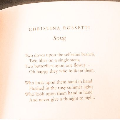 Poems To Read At A Wedding Poetry Book Reviews