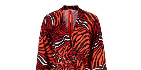 Sleeve, Textile, Red, Pattern, Collar, Carmine, Orange, Maroon, Visual arts, Coquelicot, 