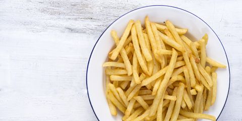 Yellow, Food, Fried food, White, Cuisine, Side dish, Deep frying, French fries, Dish, Recipe, 