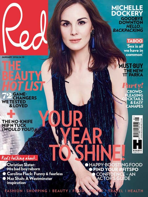 Downton Abbey's Michelle Dockery is Red's January cover star | The end ...