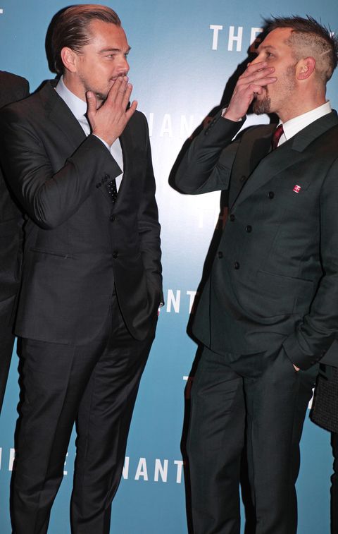 Leonardo DiCaprio and Tom Hardy bromance | The Revenant