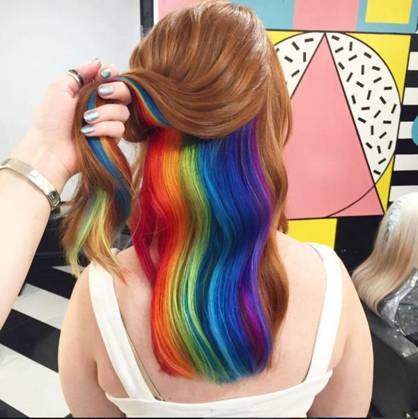 How To Do Hidden Rainbow Hair