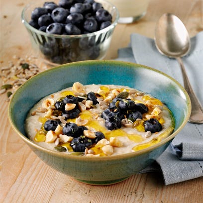 Porridge with blueberries | Breakfast recipes