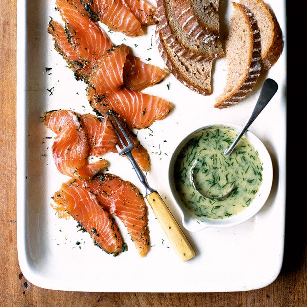 Bill Granger S Gravlax Dinner Party Starter Recipes Salmon Recipes