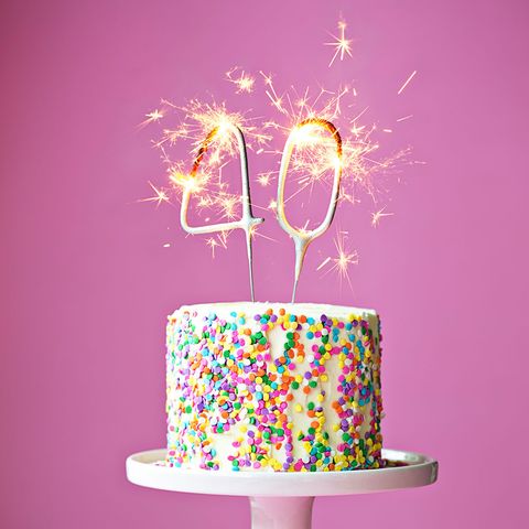 Cake, Birthday cake, Pink, Birthday candle, Birthday, Sparkler, Baked goods, Pasteles, Food, Sweetness, 