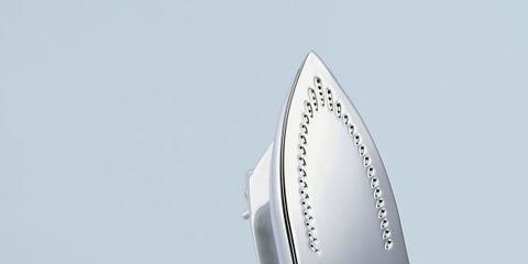 Clothes iron, Small appliance, Metal, 