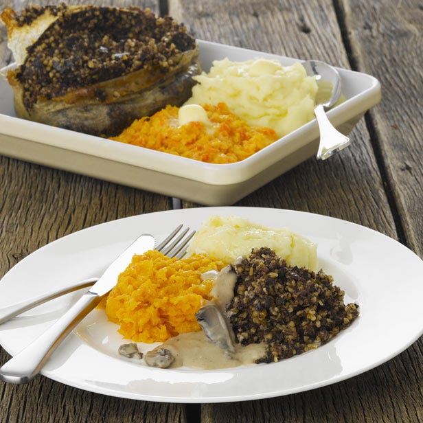 Haggis recipe with neeps and tatties