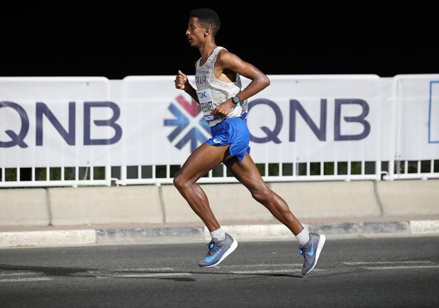 Eyob Faniel ai Mondiali di Doha ( )