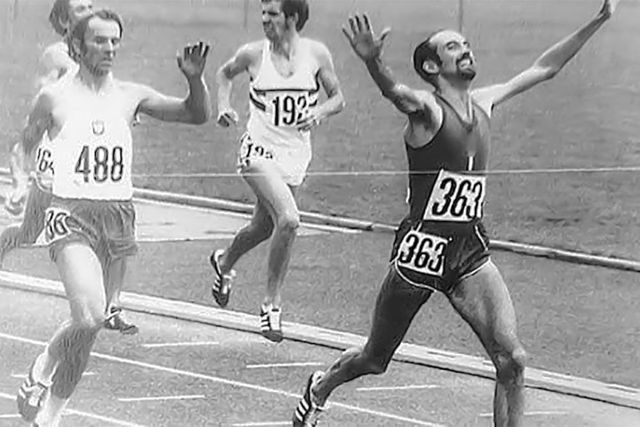Franco Arese vince l'oro nei 1500 agli Europei di Helsinki del 1971