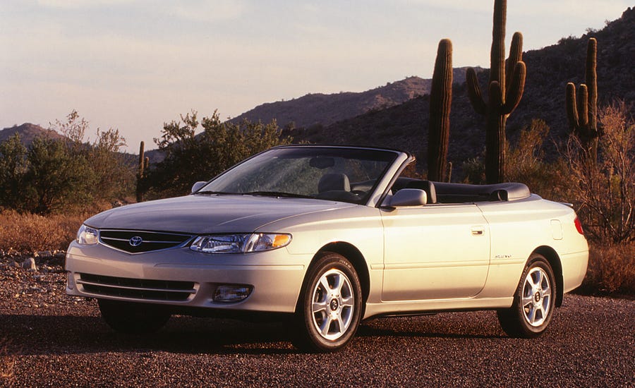 2000 Toyota Camry Solara Convertible Road Test – Review – Car and Driver