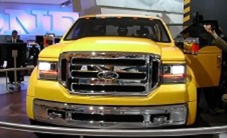 Ford F 350 Tonka Take A Close Look At The F 350 Tonka Because It S Hint Of What To Come For Next Generation Ford Series Pickup Wred In Vibrant Yellow Paint