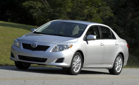 corolla toyota 2009 dec 2007