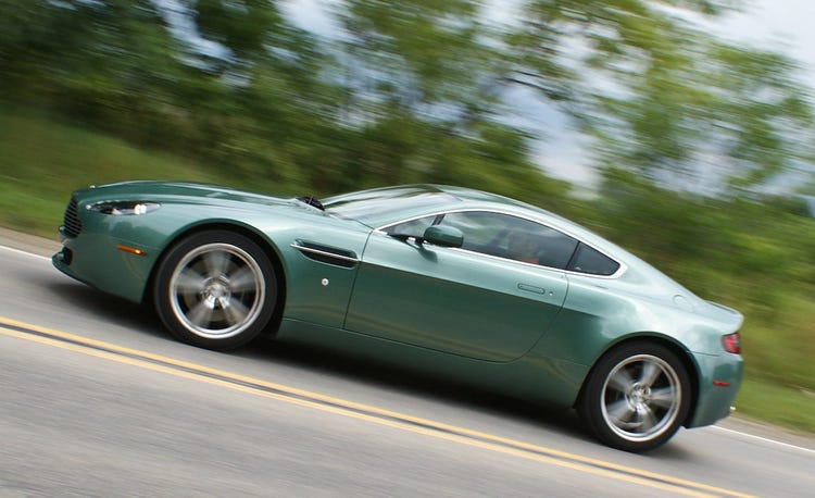2009 Aston Martin V8 Vantage Roadster Instrumented Test